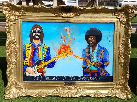 John Hunt Musician Painting