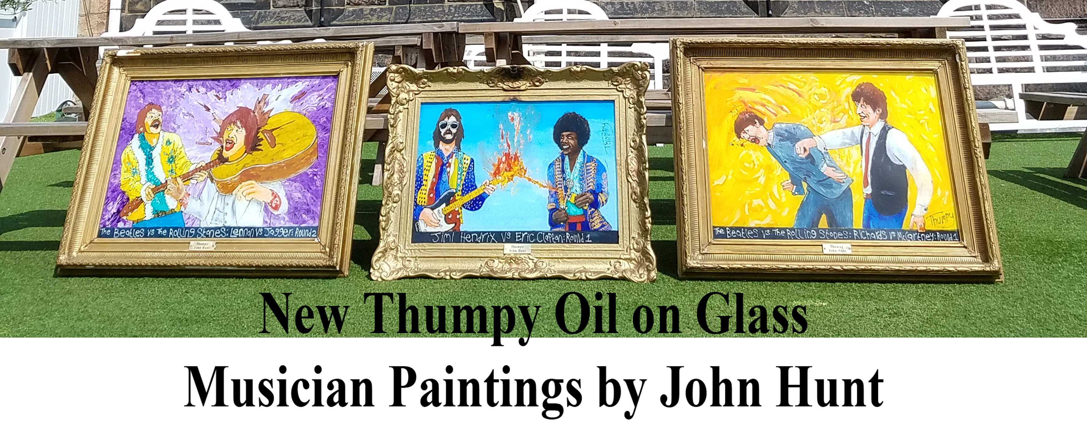 John Hunt Thumpy Musician Paintings