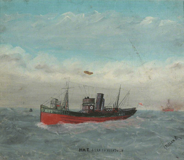 HM Trawler 'Strathalladale' d.clark aberdeen ww1